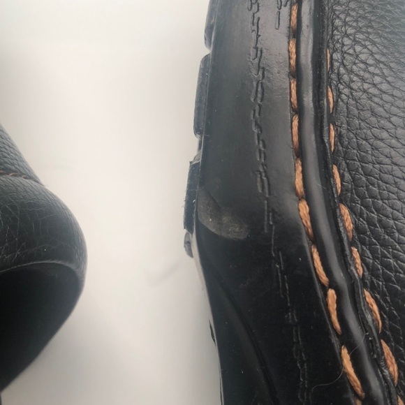 BOC Leather upper black clogs mules that are super comfortable workwear nursing - Picture 9 of 9